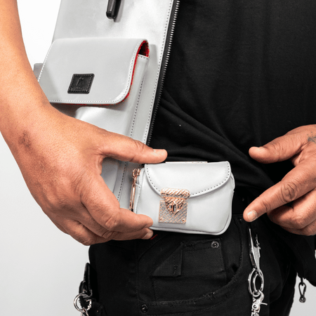 Grey Reflective Belt Bag – Tote&Carry