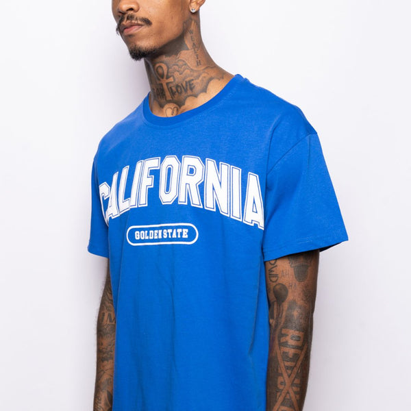 California Classic Royal Blue Baseball Tee