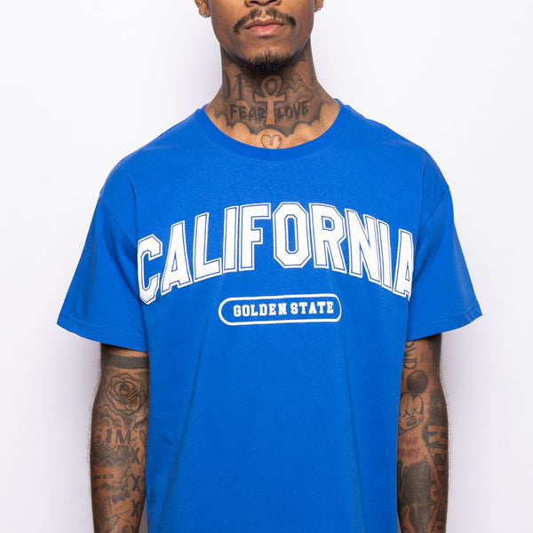 California Classic Royal Blue Baseball Tee