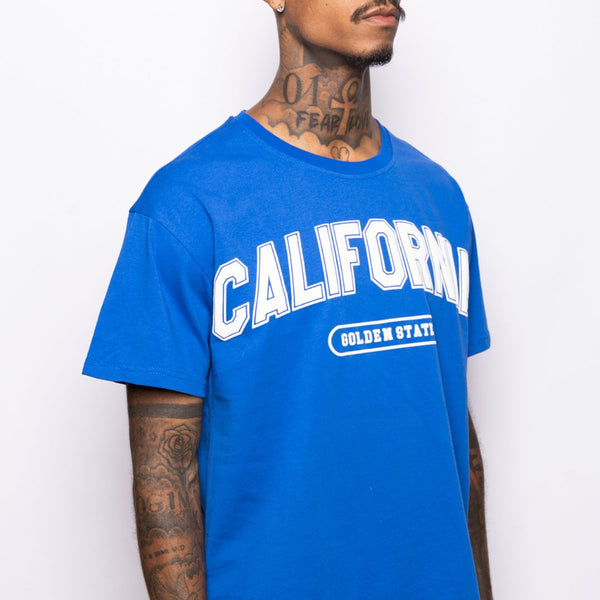 California Classic Royal Blue Baseball Tee