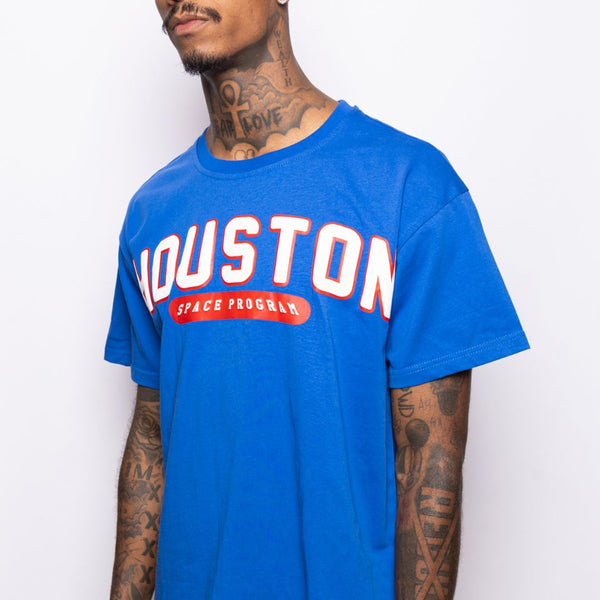 Houston Royal Blue Sports T Shirt