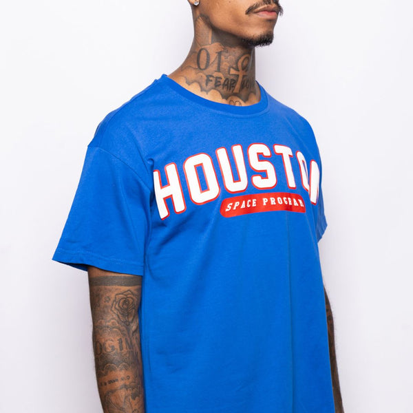 Houston Royal Blue Sports T Shirt