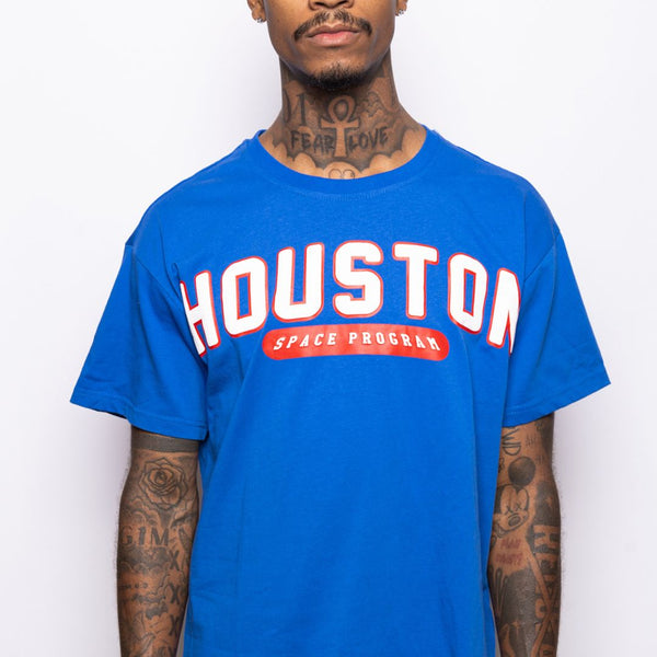Houston Royal Blue Sports T Shirt