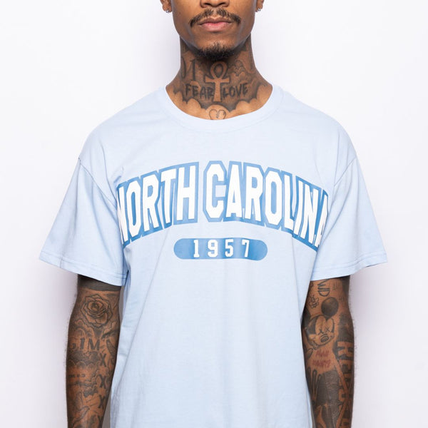 North Carolina Panther Sports Baby Blue Fresh Tee