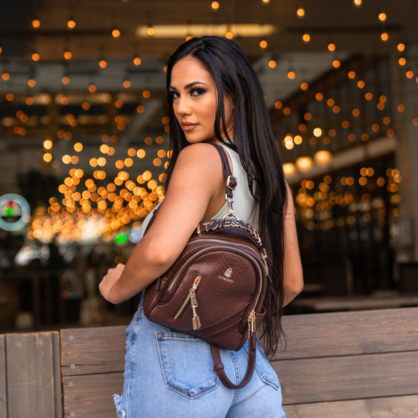 Signature Commuter Backpack in Chocolate