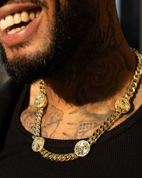 Cosmo Chain Necklace in Gold