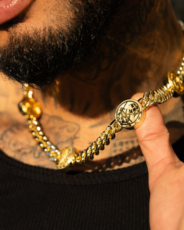 Cosmo Chain Necklace in Gold