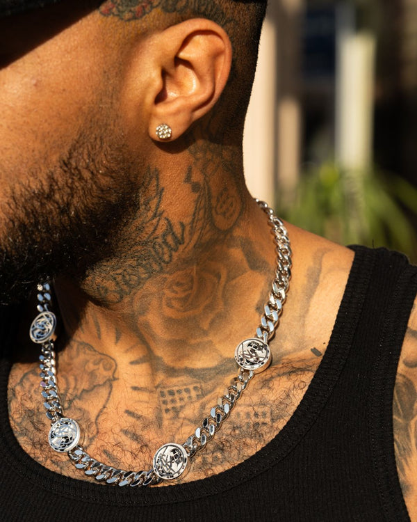Cosmo Chain Necklace in Silver
