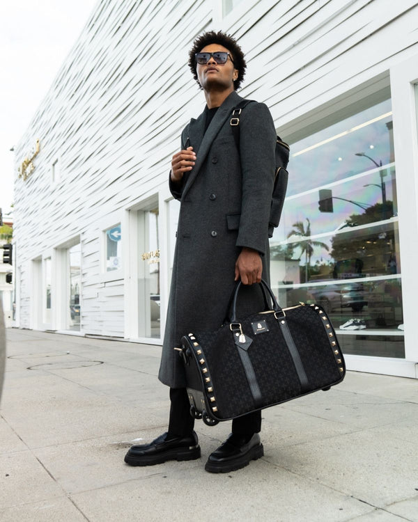 Cross Rolling Travel Set in Black