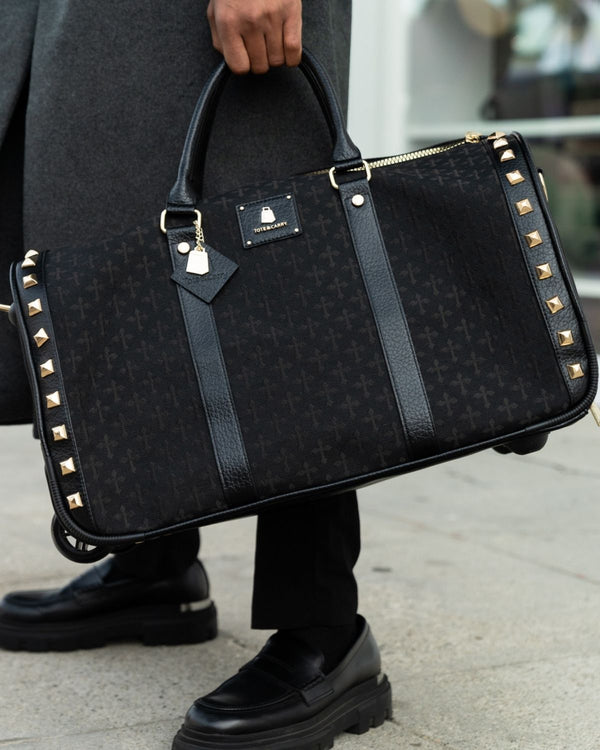 Cross Rolling Travel Set in Black