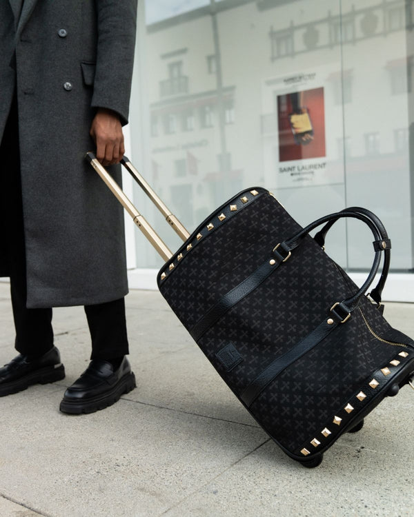 Cross Rolling Travel Set in Black