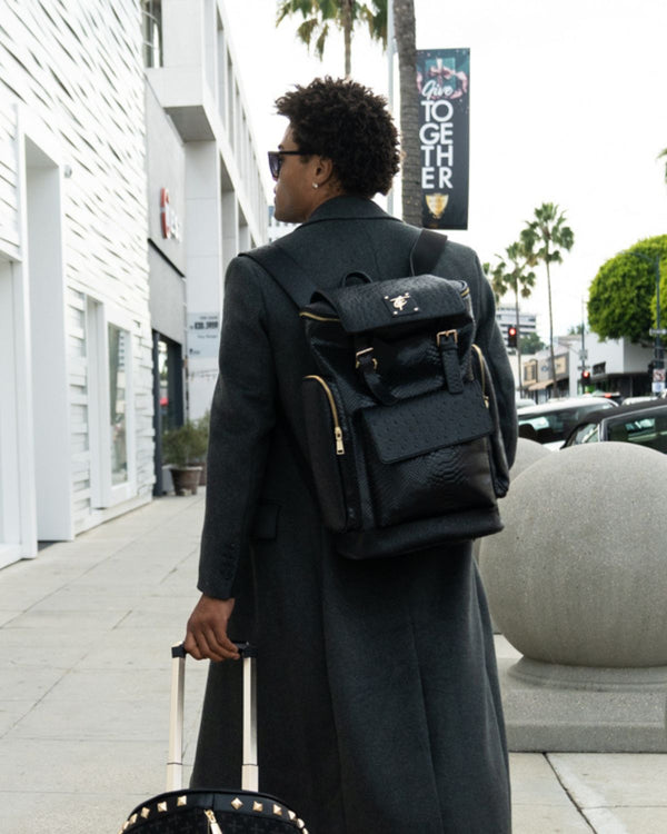 Journey Multi-Pocket Backpack in Black V1