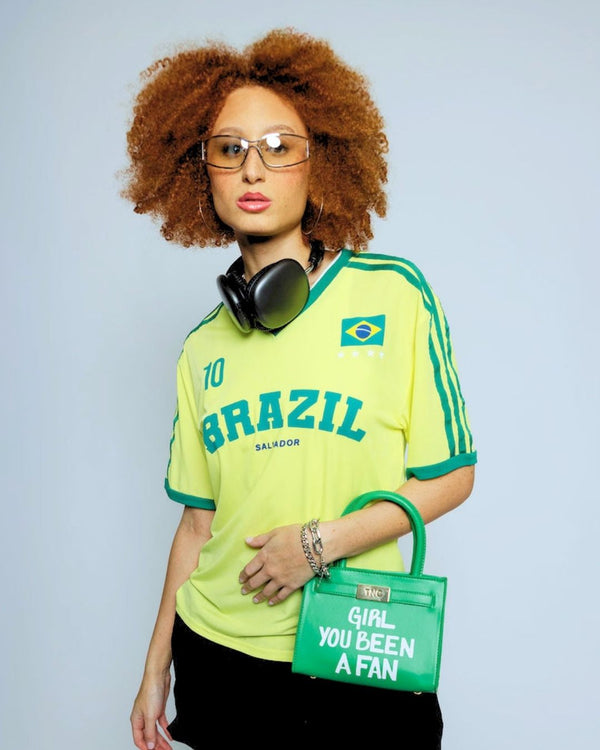 Girl You Been a Fan Mini Tote in Green