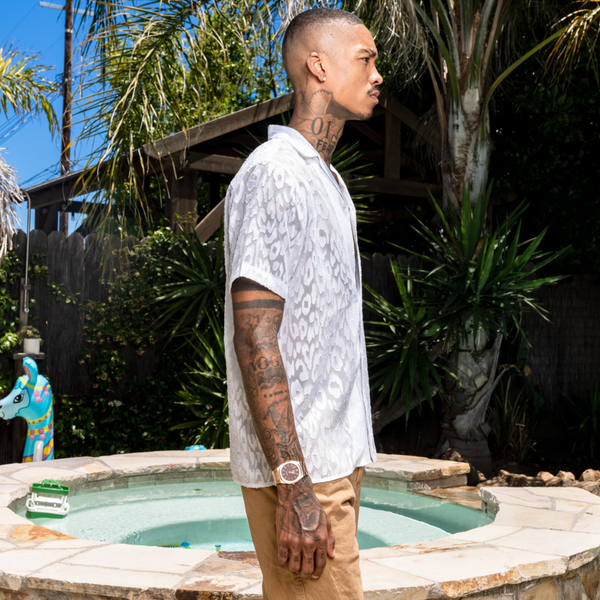 Lux Ambassador Rose Gold Burgundy Watch