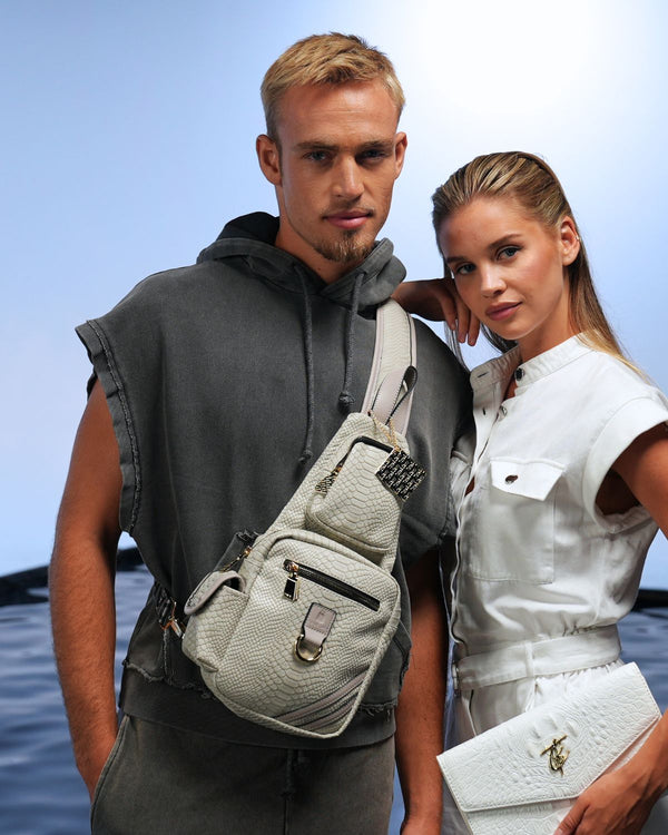 Grey On The Go Sling Bag