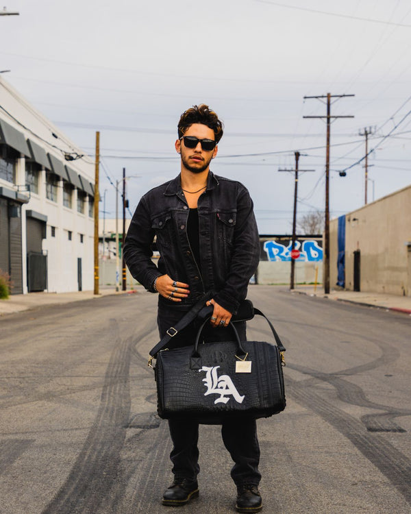 LA Staple Duffle Bag in Black
