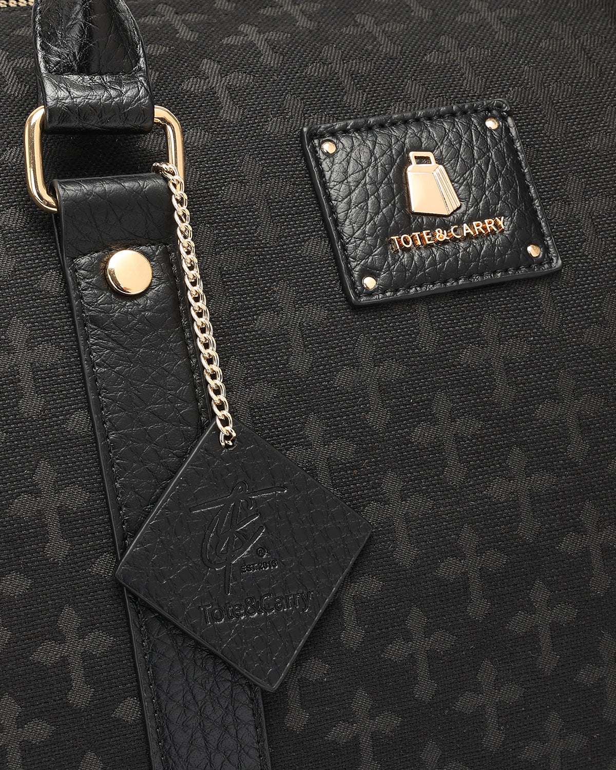 Cross Rolling Duffle Bag in Black