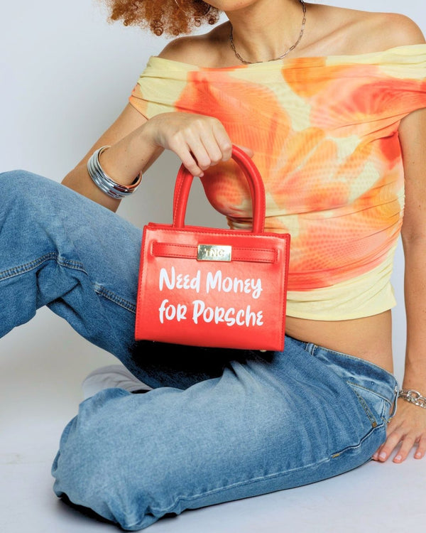Need Money For Porsche Mini Tote in Red