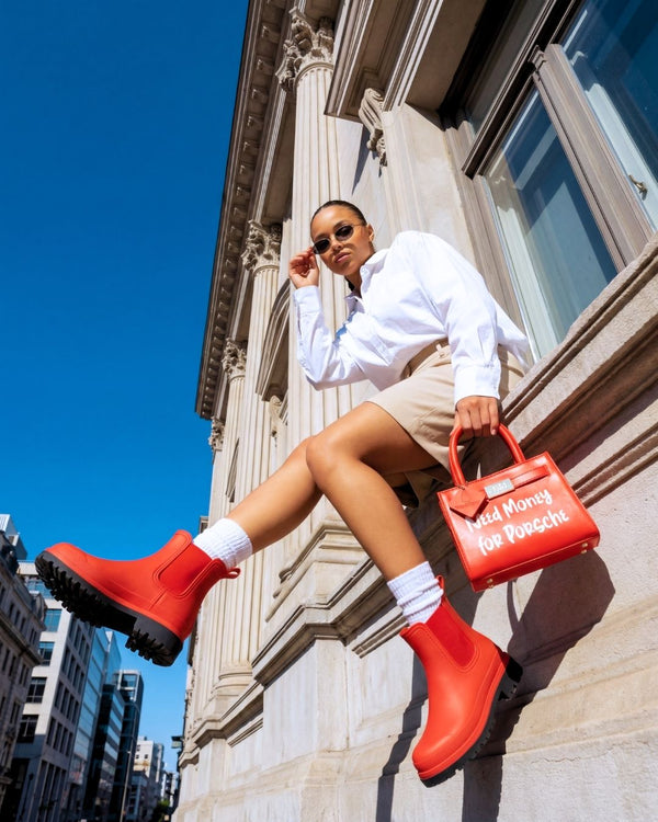 Need Money For Porsche Mini Tote in Red