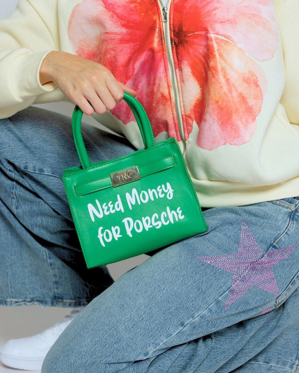 Need Money For Porsche Mini Tote in Green