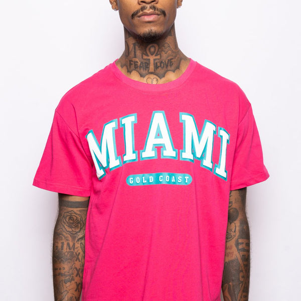 Miami South Beach Pink Party Tee