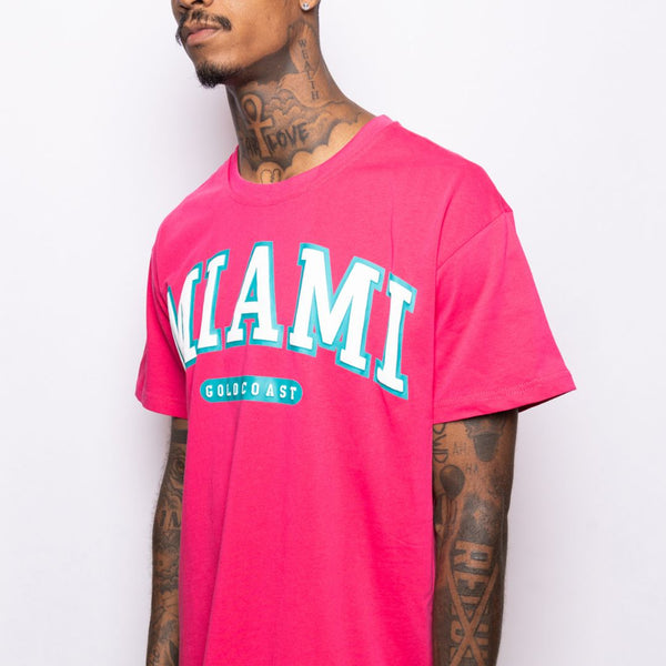 Miami South Beach Pink Party Tee