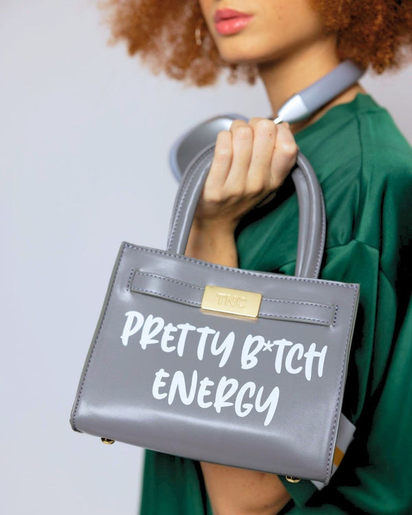 Pretty B Energy Mini Tote in Dark Grey