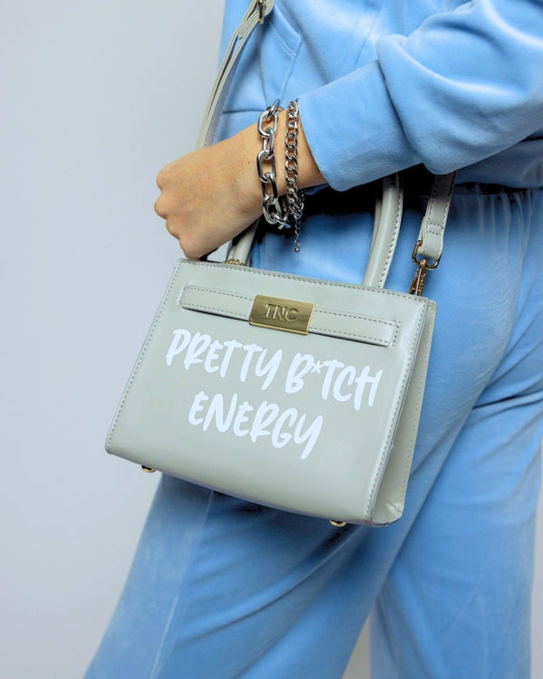 Pretty B Energy Mini Tote in Light Grey