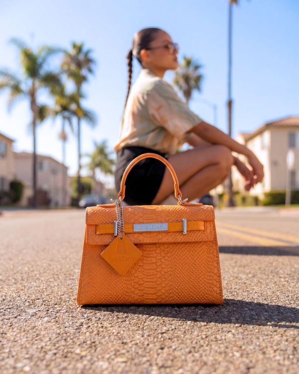 Prime Mini Tote Bag in Tangerine