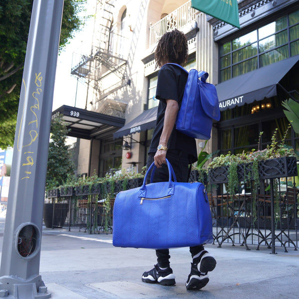 Signature Weekender Travel Set in Royal Blue