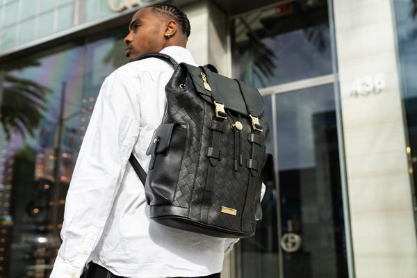 Bodega Explorer Rolling Duffle Set in Black