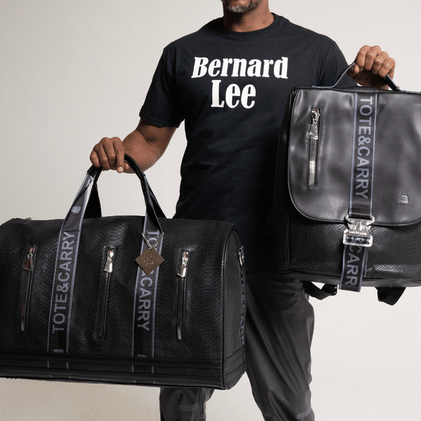 Signature Urban Backpack in Black & Yellow