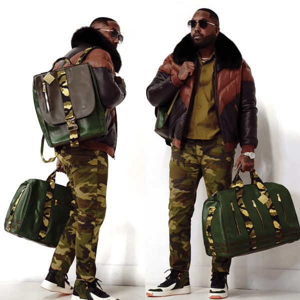 Signature Urban Backpack in Black & Yellow