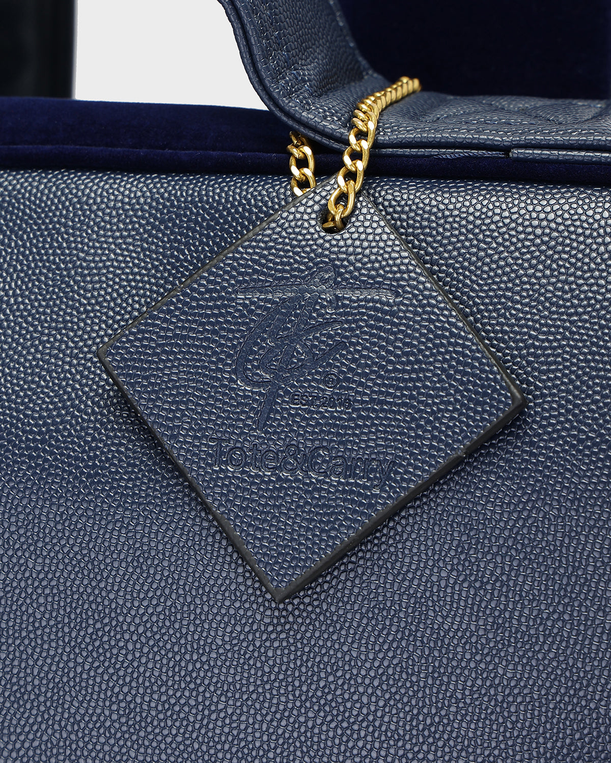 Velvet Luxe Travel Set in Royal Blue
