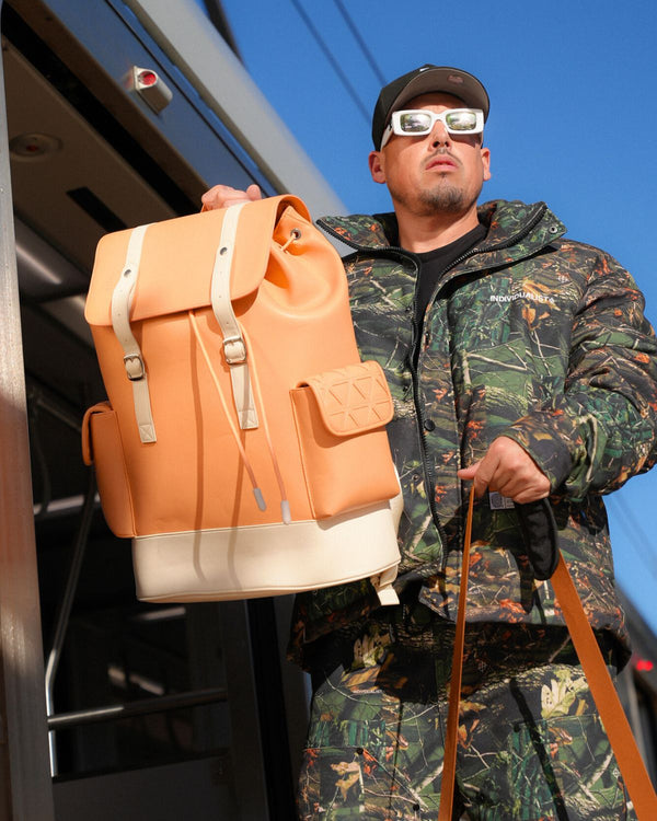 Multiway Jetsetter Backpack in Orange