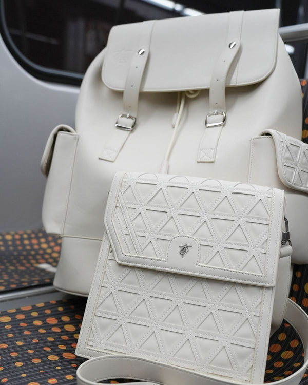 Multiway Jetsetter Backpack in Cream White