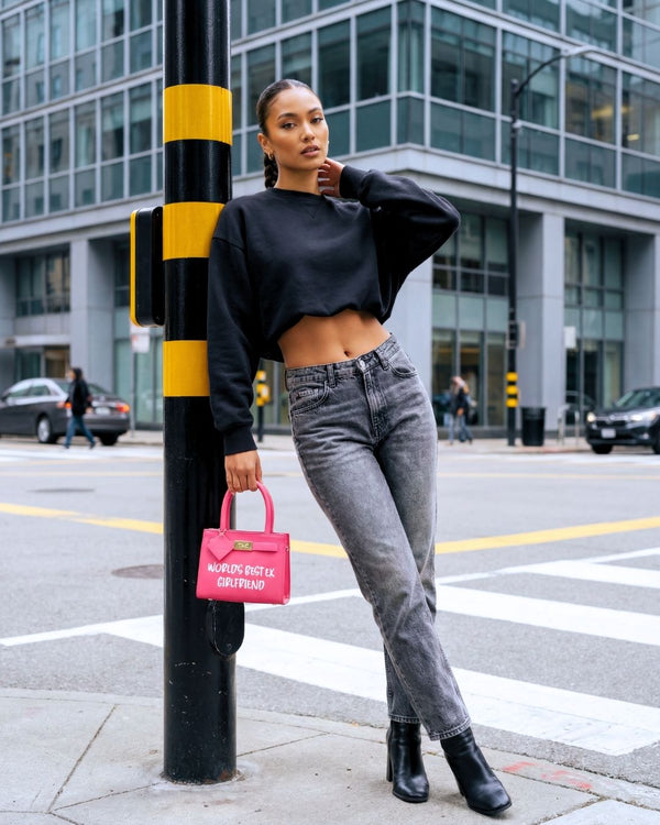 World's Best Ex Girlfriend Mini Tote in Pink