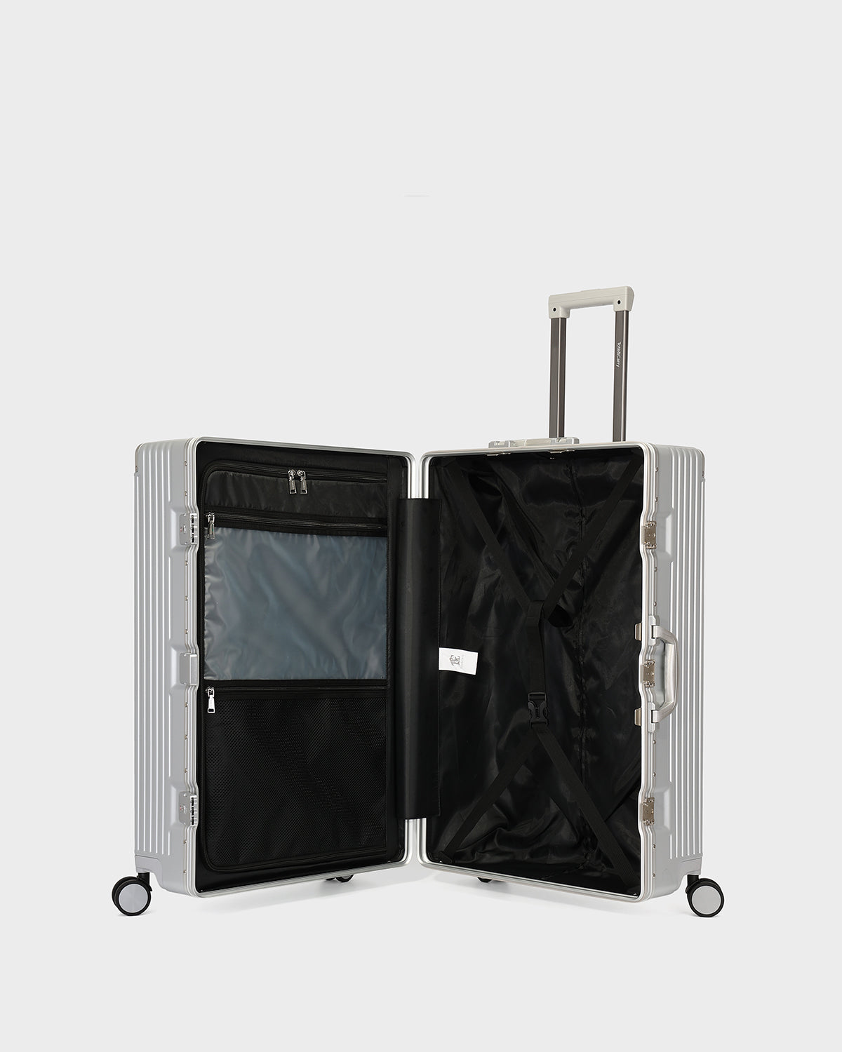Alloy Elite 2PC Suitcase Set in Platinum Silver