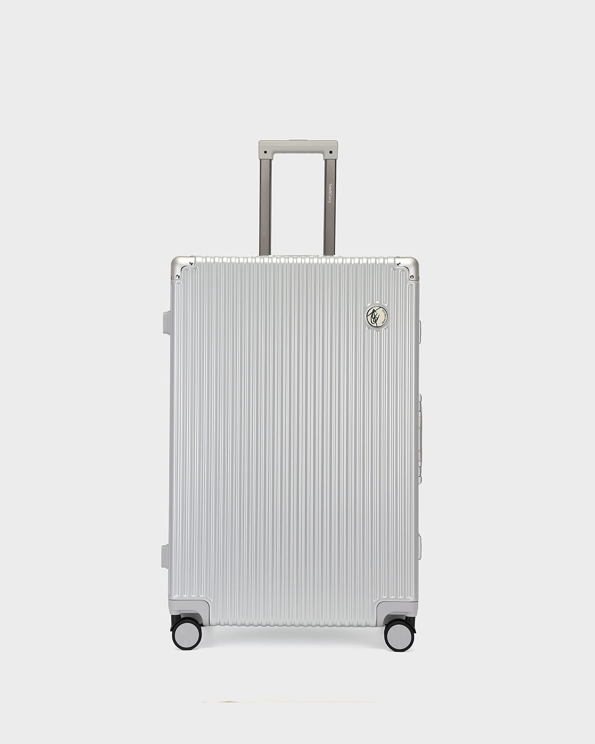 Alloy Elite 2PC Suitcase Set in Platinum Silver