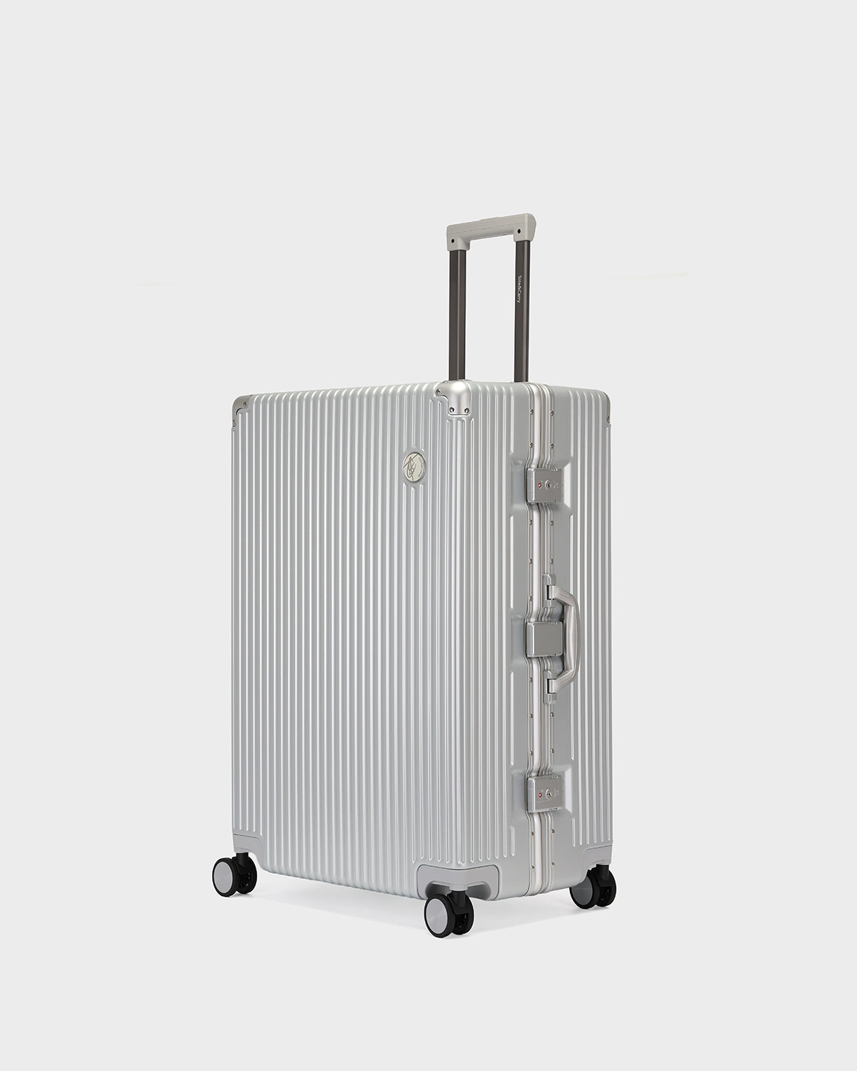 Alloy Elite 2PC Suitcase Set in Platinum Silver