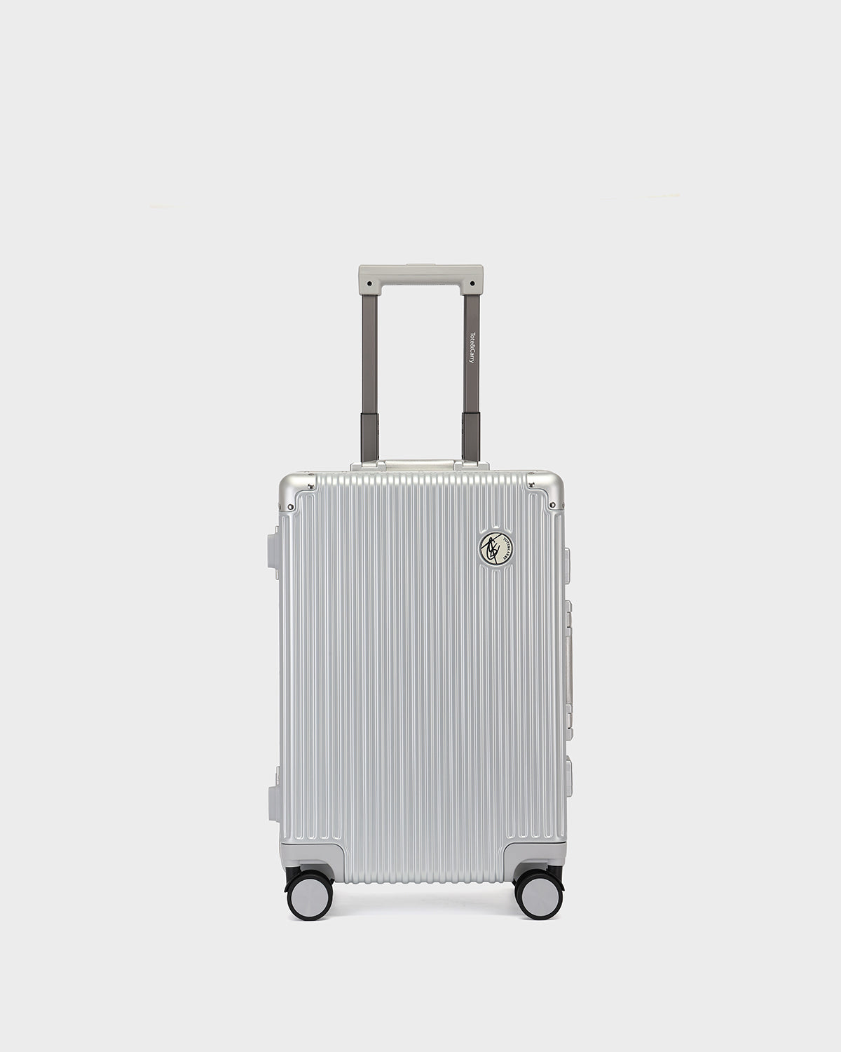 Alloy Elite 2PC Suitcase Set in Platinum Silver
