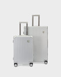 Alloy Elite 2PC Suitcase Set in Platinum Silver