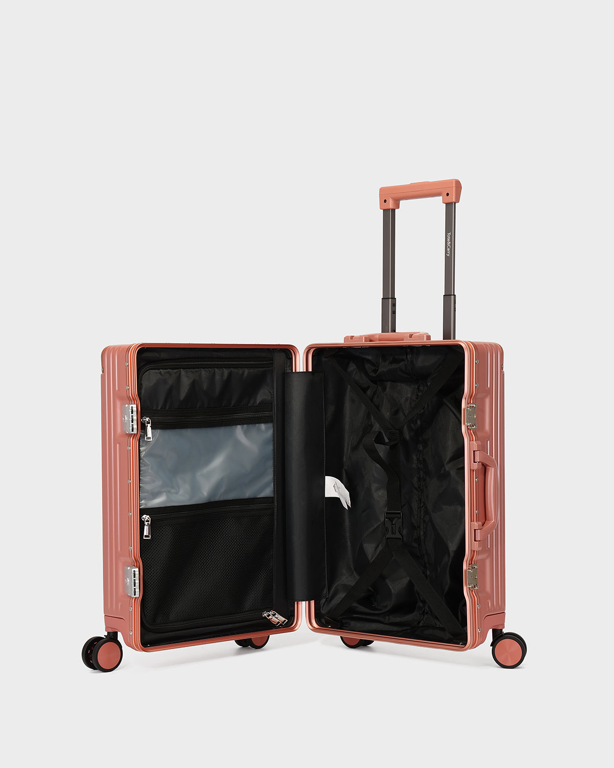 Alloy Elite 2PC Suitcase Set in Rose