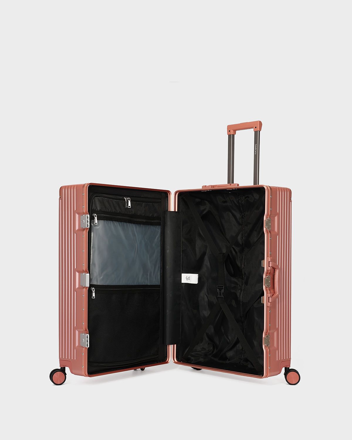 Alloy Elite 2PC Suitcase Set in Rose