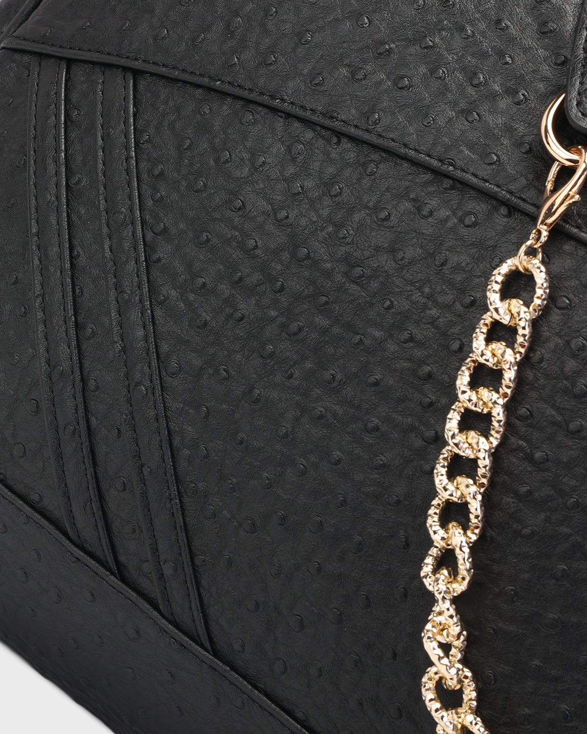 Rock Chic Duffle Bag in Black