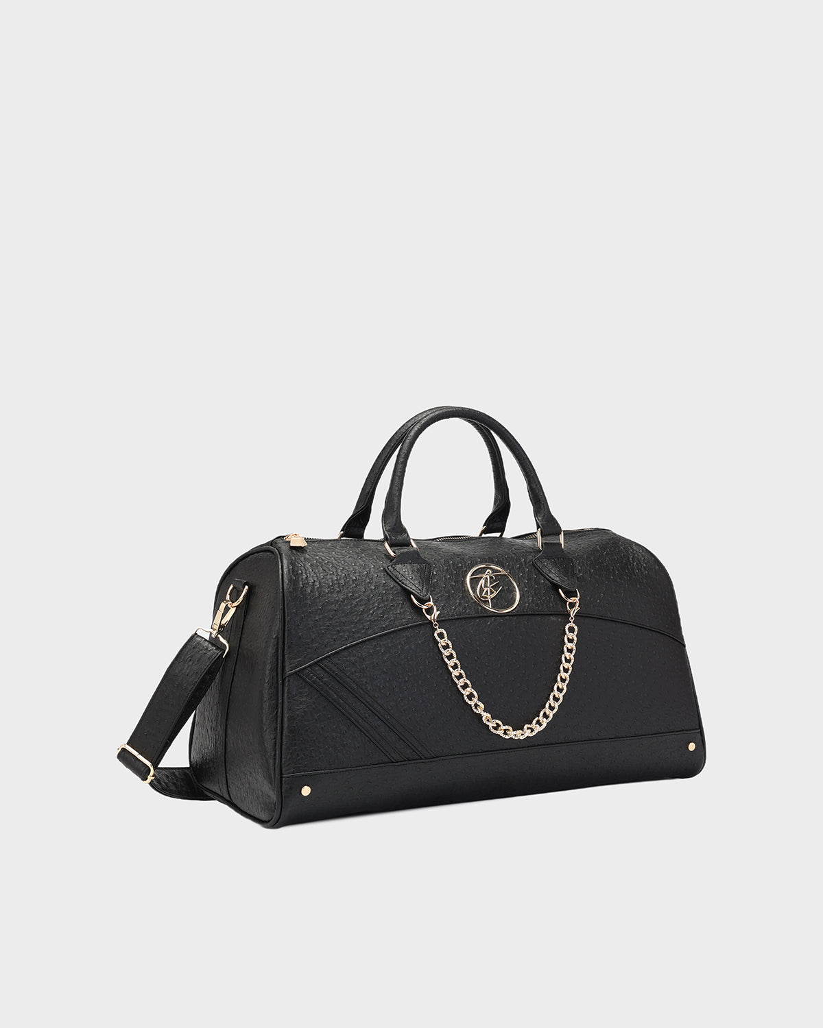 Rock Chic Duffle Bag in Black