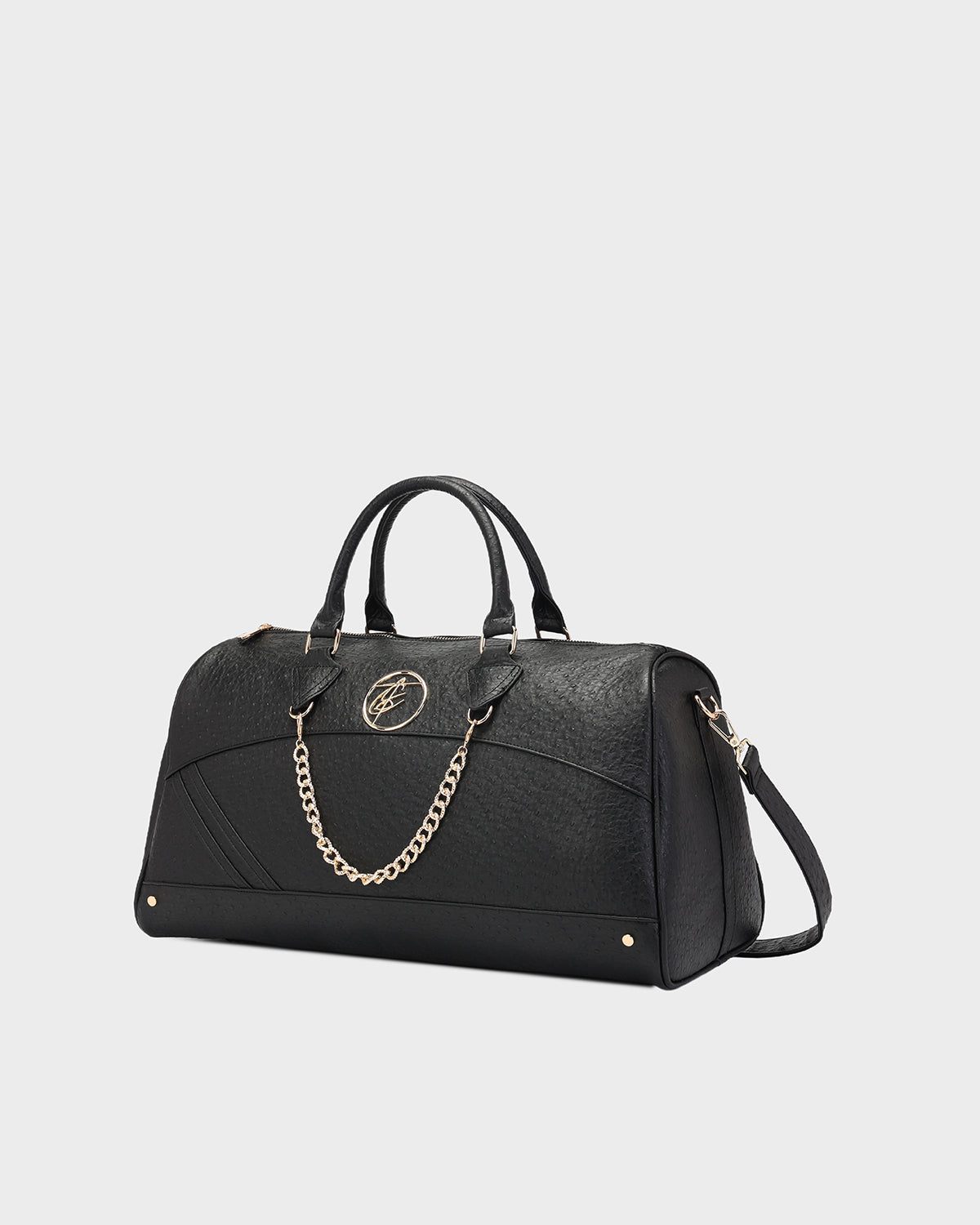 Rock Chic Duffle Bag in Black