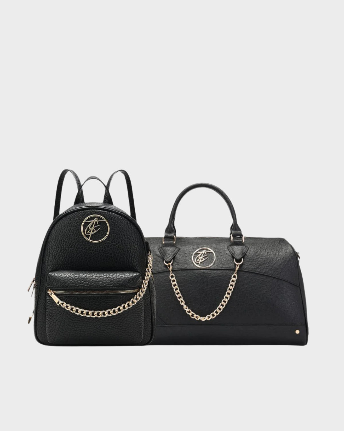 Aurelian Chain Travel Set in Black