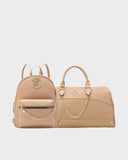 Aurelian Chain Travel Set in Tan Brown
