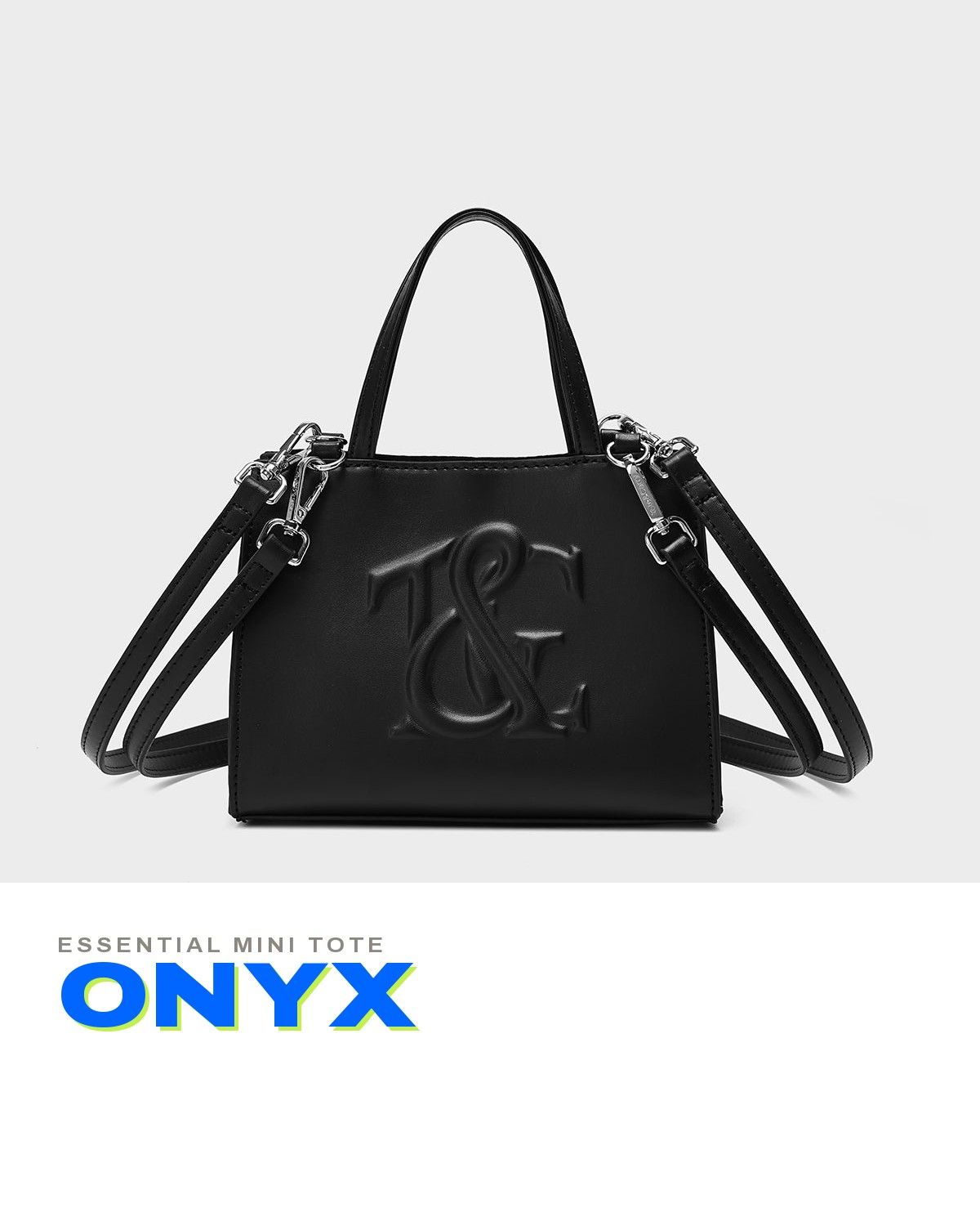 Essential Mini Tote in Onyx — A+ 1